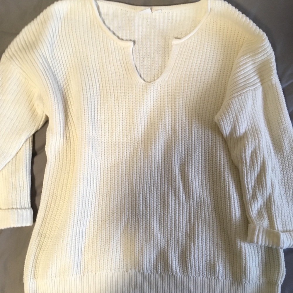 White Gap Sweater